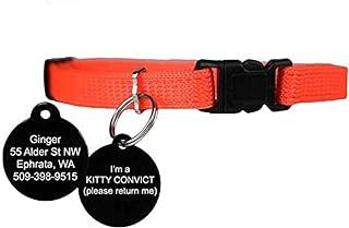 Kitty Convict Personalized Cat ID Collars