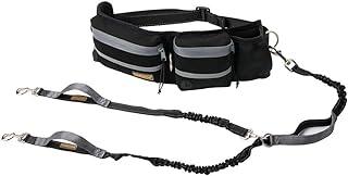 Hands Free Bungee Leash, Dog Walking and Training Belt for Up to 180lbs