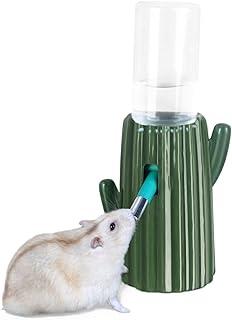 BUCATSTATE Cactus Ceramic Leakproof Hamster Water Bottle Guinea Pig