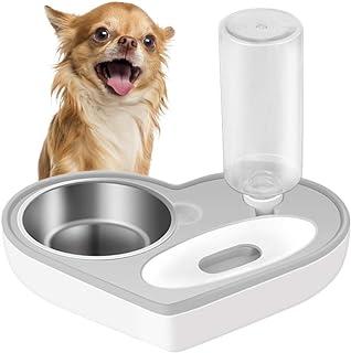 ASENVER Automatic Pet Feeder 2-in-1 Cat Food Dispenser Heart Shaped