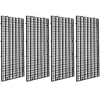 Pomeat Aquarium Fish Tank Bottom Isolation, Black Grid Divider Tray Egg Crate Louvre for Mixed Breeding