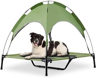 Free Paws Outside Lifted Dog Bed with Canopy