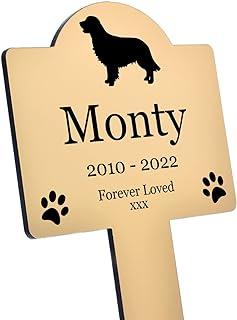 Personalised Pet Dog Memorial Stake, Grave Marker or Outdoor Decoration/Ornament