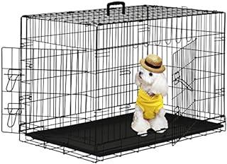 BestPet 42″ Folding Pet Cage w/ABS Plastic Removable Tray