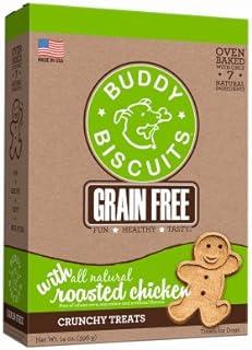 Grain Free Dog Treats Made in USA, Large Size with Healthy Natural Roasted Chicken