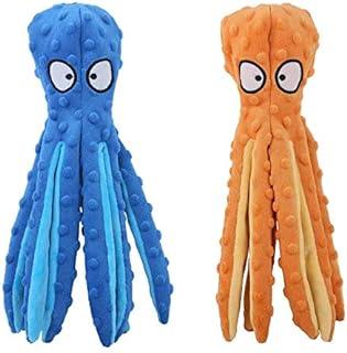 Durable Plush Squeaky Octopus Dog Toy for Puppy Teething