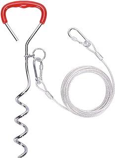 Dog Tie Out Cable and Stake 15 ft
