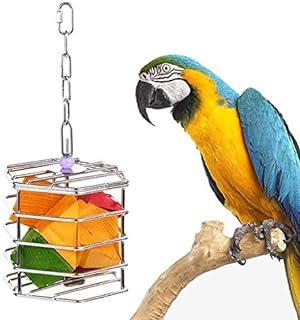 KINTOR Baffle Cage,Parrot Stainless Steel Foraging Toy