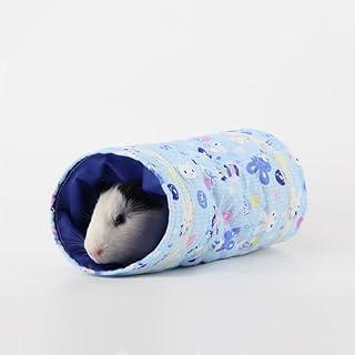 S-Lifeeling Small Pet Animal Tunnel Tube Toy, Cloth Hideout Bed House Playing Hut
