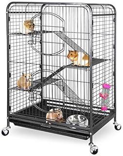 ZENY 37-inch Metal Ferret Cage with 2 Front Doors 4 Levels