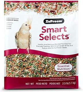 ZuPreem Smart Selects – Everyday Feeding for Cockatiels, Quakers