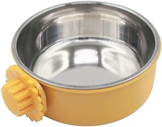DEVILMAYCARE Pet Feeder Stainless Steel Food Hanging Bowl Cages