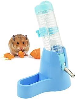 Lonni Hamster Water Bottle with Food Container Base for Rabbit Gerbil