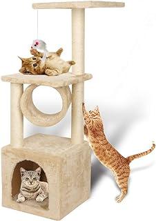 Deluxe Cat Tree Climbing Tower Condo House | Kitten Activity Centre Playhouse