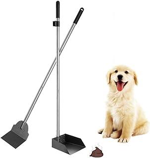 SCENEREAL Dog Poop Scooper with Tray & Spade Set