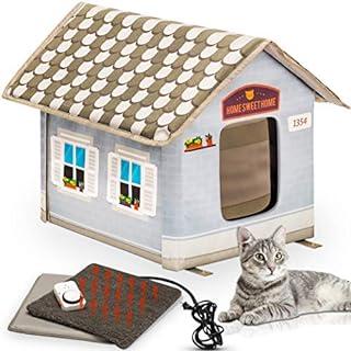 Petyella Heated Cat House Weatherproof – Easy to Assemble
