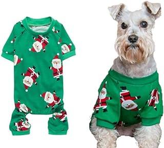 Cute Santa Claus Pet Clothes Christmas Dog Pajamas