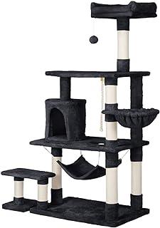 Yaheetech Multi-Level Cat Tree Tower Condo with Scratching Posts, Removable Platform & Hammock