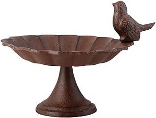 Esschert Design Cast Iron Pedestal Birdbath, Small
