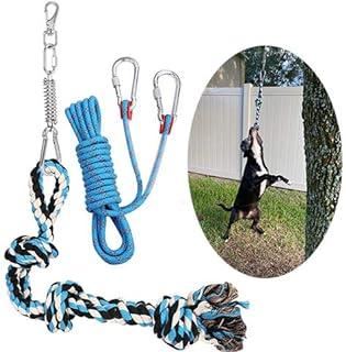 Meieke Spring Pole Dog Rope Toys