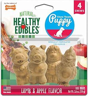 Nylabone Healthy Edibles Lamb and Apple Puppy Pal – Variety Pack
