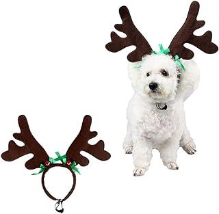 Stock Show Pet Xmas Costume Dog Reindeer Antlers Headband