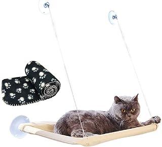 JZK Cat Window hammock + cat blanket, suction cup pet hanging bed