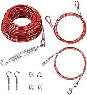 EXPAWLORER Dog Tie Out Cable Set