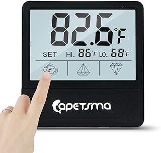 Aquarium Thermometer, C/F Switch LCD Digital Fish Tank Temperature with Large Clear Screen