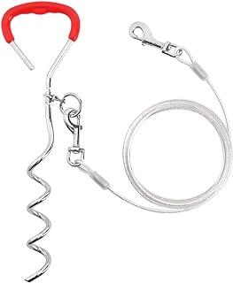 PAWCHIE Dog Tie Out Cable and Stake
