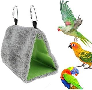 Warm Plush Bird Nest Hammock Hanging Bed Toy for Parrot Parakeet