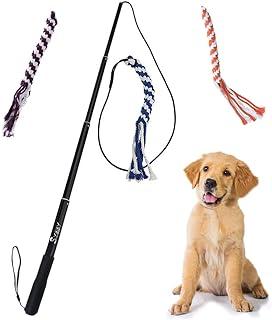 SOOY Interactive Flirt Pole Toy for Small Medium Large Dogs