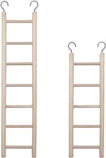 2pcs Wooden Ladder for Bird Parrot Lage Climbing Toy