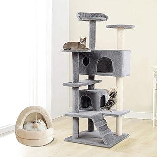 Multi-Level Cat Tree Tower with Scratching Post & Ladder