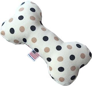 Mirage Pet Product 6″ Plush Bone Dog Toy Beach Dots
