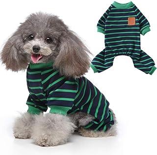 EMUST Dog Jumpsuit, Soft Puppy Clothes for Small Canines Female Male