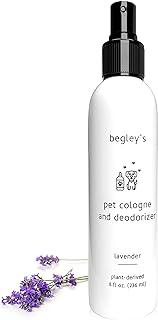 Begleys Natural Pet Cologne and Deodorizer – Premium Essential Oil Scented Dog Body Spray