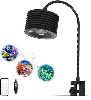 Lominie LED Aquarium Light, Nano Asta 20 Full Spectrum Remote Control Fish Tank Lamp 4 Channels Dimmable