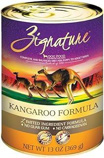 Zignature Kangarook Canned Dog Food Formula 12/13Oz