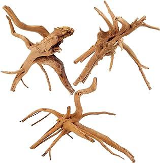 Driftwood for Aquarium, 3 Pcs Natural Spider Wood Reptile