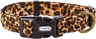 YUDOTE Dog Collars with Leopard Pattern