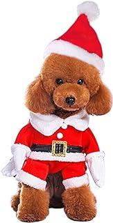 Mogoko Dog Cat Christmas Santa Claus Costume