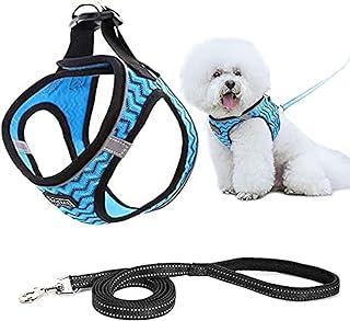 MIEMIE Dog Harness & Leash No Pull, Reflective and Breathable