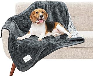 Waterproof Pet Blanket with Liquid Sherpa Couch Bed Cover Protector