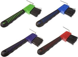 Horse Hoof Pick Brushes, Soft Touch Rubber Handle