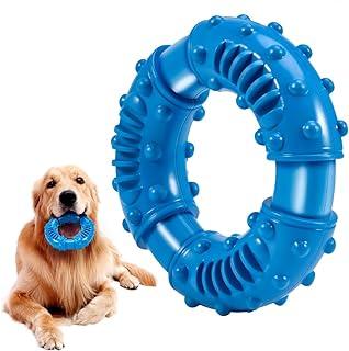 Feeko Dog Chew Toys for Aggressive chesters Large Breed, Non-Toxic Natural Rubber