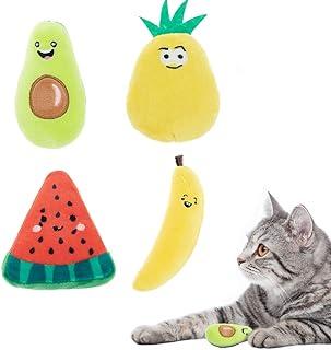PUPTECK Cute Catnip Toy 4 Pieces – Soft, Attractive and Durable
