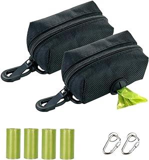Dog Poop Bag Dispenser with Free Rolls and D-Ring