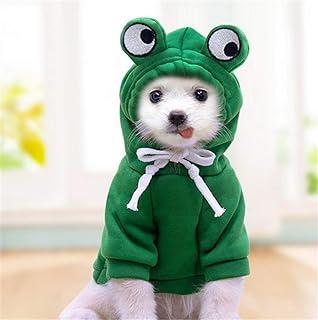 Green Dog Hoodie Coat Clothes Costume