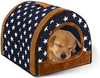 Blue Star House and Portable Sofa Non-Slip Dog Cat Igloo Bed Warm